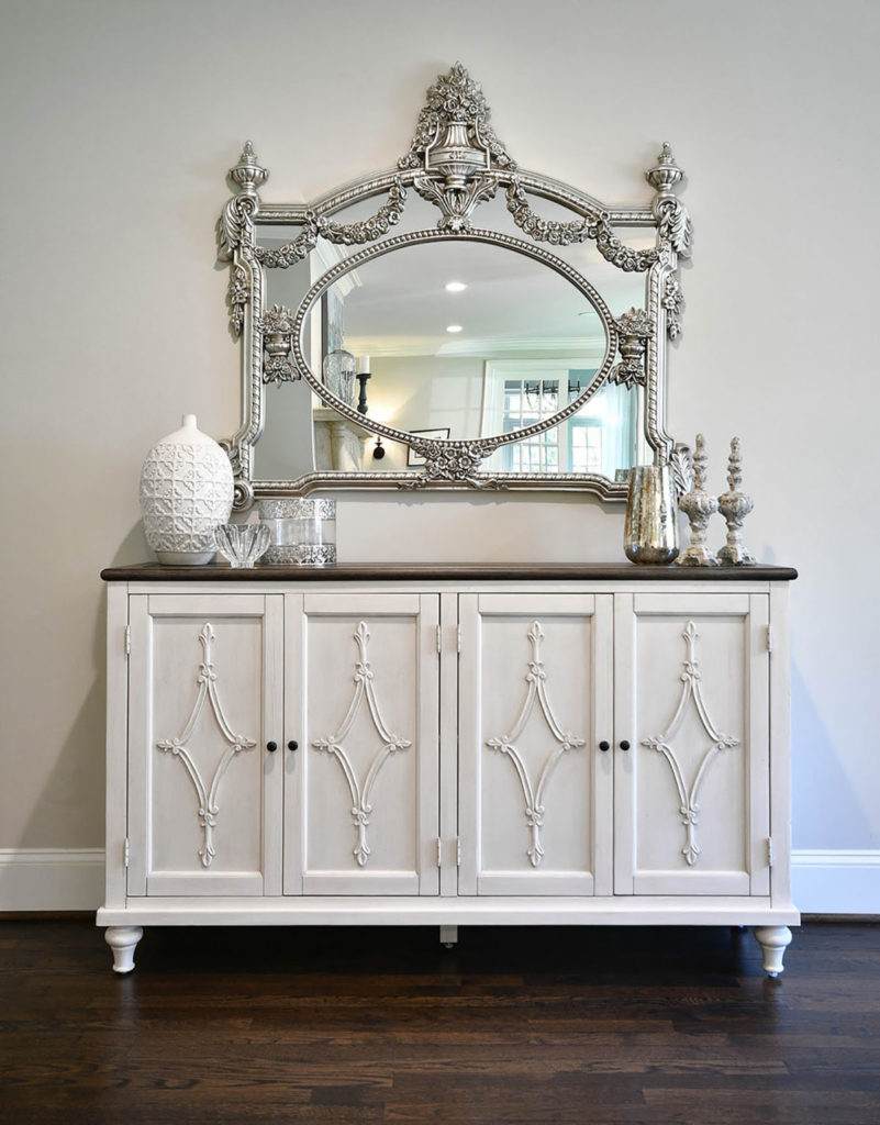 Entryway Table with Mirror
